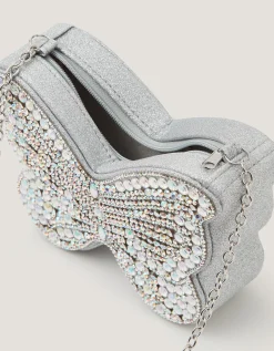 Diamanté Butterfly Bag