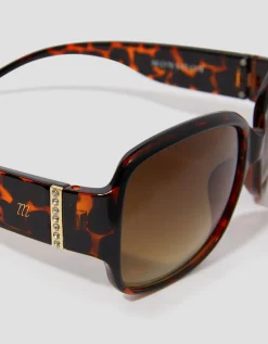 Diamante Tort Sunglasses