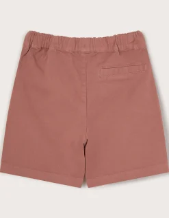 Drawstring Pull-On Shorts Red