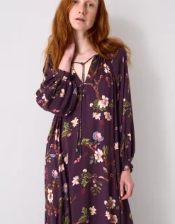 East Adelle Floral Print Maxi Dress Red