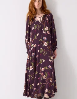 East Adelle Floral Print Maxi Dress Red