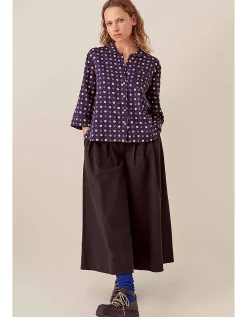 East Aimi Printed Shirt Blue