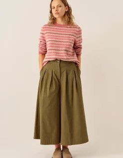 East Becky Alpaca and Cashmere Fairisle Jumper Pink