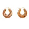 East Bernstein Marble Circlet Earrings