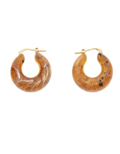East Bernstein Marble Circlet Earrings