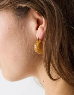 East Bernstein Marble Circlet Earrings