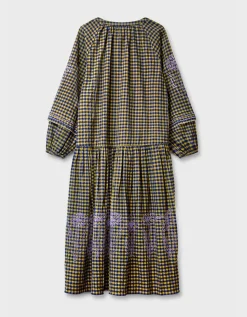 East Dilly Gingham Cotton Dress Multi
