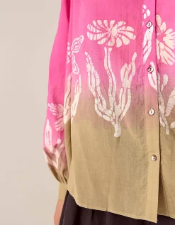 East Izzy Dip Dye Blouse Multi