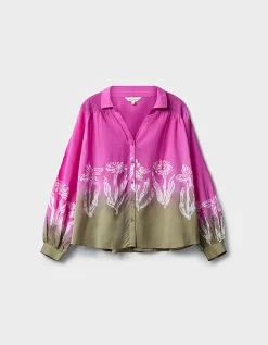East Izzy Dip Dye Blouse Multi