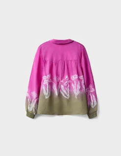 East Izzy Dip Dye Blouse Multi