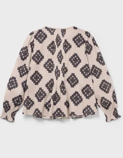 East Kaira Monochrome Cotton Top Black