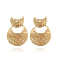 East Luna Wave Mini O Earrings