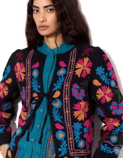 East Marissa Embroidered Jacket Black