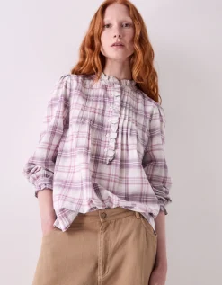 East Mina Check Cotton Shirt Multi