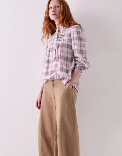 East Mina Check Cotton Shirt Multi