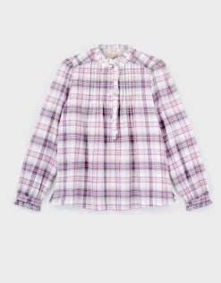 East Mina Check Cotton Shirt Multi