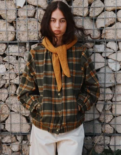 East Zoha Check Bomber Jacket Multi
