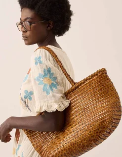 Ellyla Amora Woven Leather Tote Bag