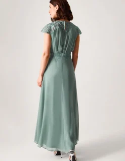 Elodie Lace Chiffon Bridesmaid Dress Green