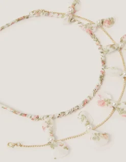 Embellished Floral Chain Headband