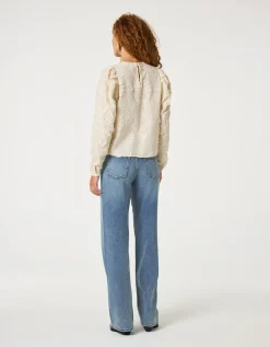 Fabienne Chapot Ida Embroidered Top White