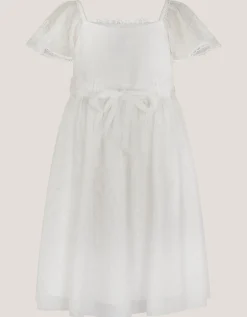 Floella Floral Lace Maxi Dress Ivory