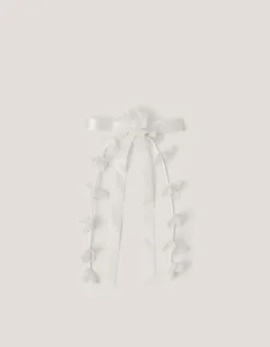 Floral Bow Hair Clip