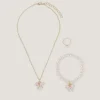 Floral Butterfly Jewellery Set