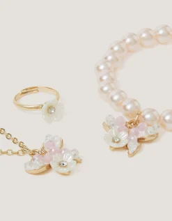 Floral Butterfly Jewellery Set