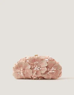 Floral Embellished Clutch Bag