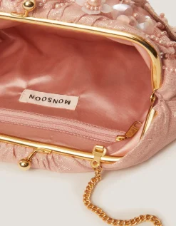 Floral Embellished Clutch Bag
