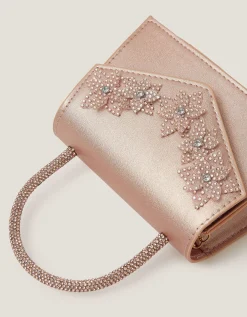 Floral Embellished Sparkle Bag