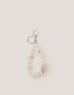 Flower Bead Bag Charm