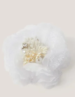 Flower Fascinator Hair Clip