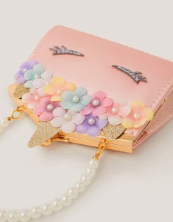 Flower Unicorn Clip Frame Bag