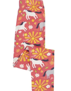 Frugi Libby Printed Leggings Pink