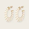 Gas Bijoux Cyclade Acetate Hoop Earrings