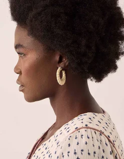 Gas Bijoux Cyclade Acetate Hoop Earrings