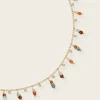 Gas Bijoux Gold-Plated Gemstone Vert & Pink Quartz Necklace