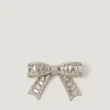 Gemstone Bow Hair Clip