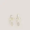 Gemstone Teardrop Earrings