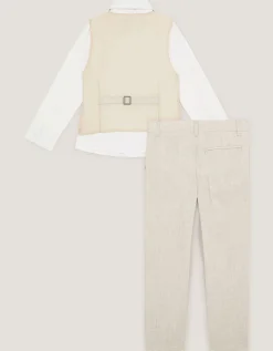 George 4-Piece Suit Natural