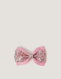 Glitter Bow Hair Clip