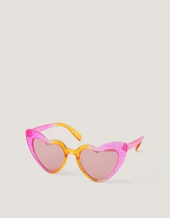 Glitter Ombré Heart Sunglasses