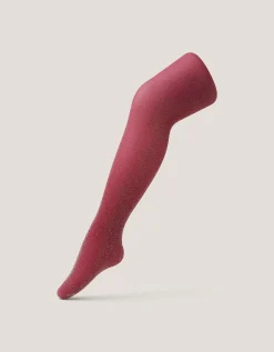 Glitter Tights Red