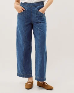 Harper Regular Wide Leg Jeans Blue