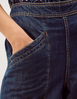 Harper Regular Wide Leg Jeans Blue