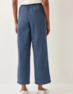 Harper Regular Wide Leg Jeans Blue