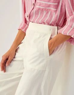 Harper Regular Wide Leg Jeans Natural