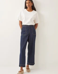 Harper Regular Wide Leg Jeans Blue